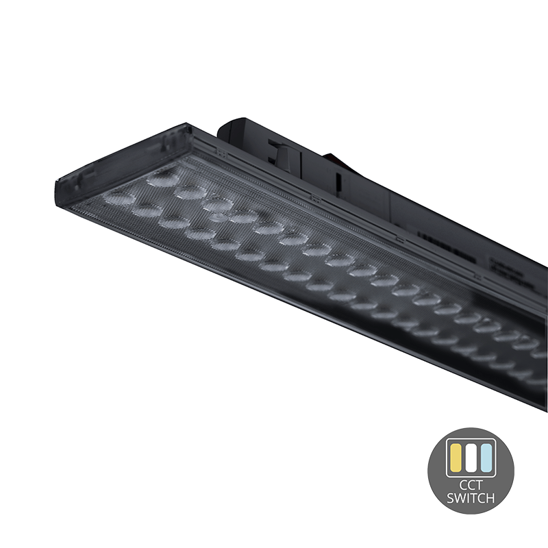 3-Fase Railsystemen Tarvos | 60 CM | Zwart | Kantelbaar | CCT Switch - 3000K - 4000K - 5000K Instelbaar - Outledtl.nl